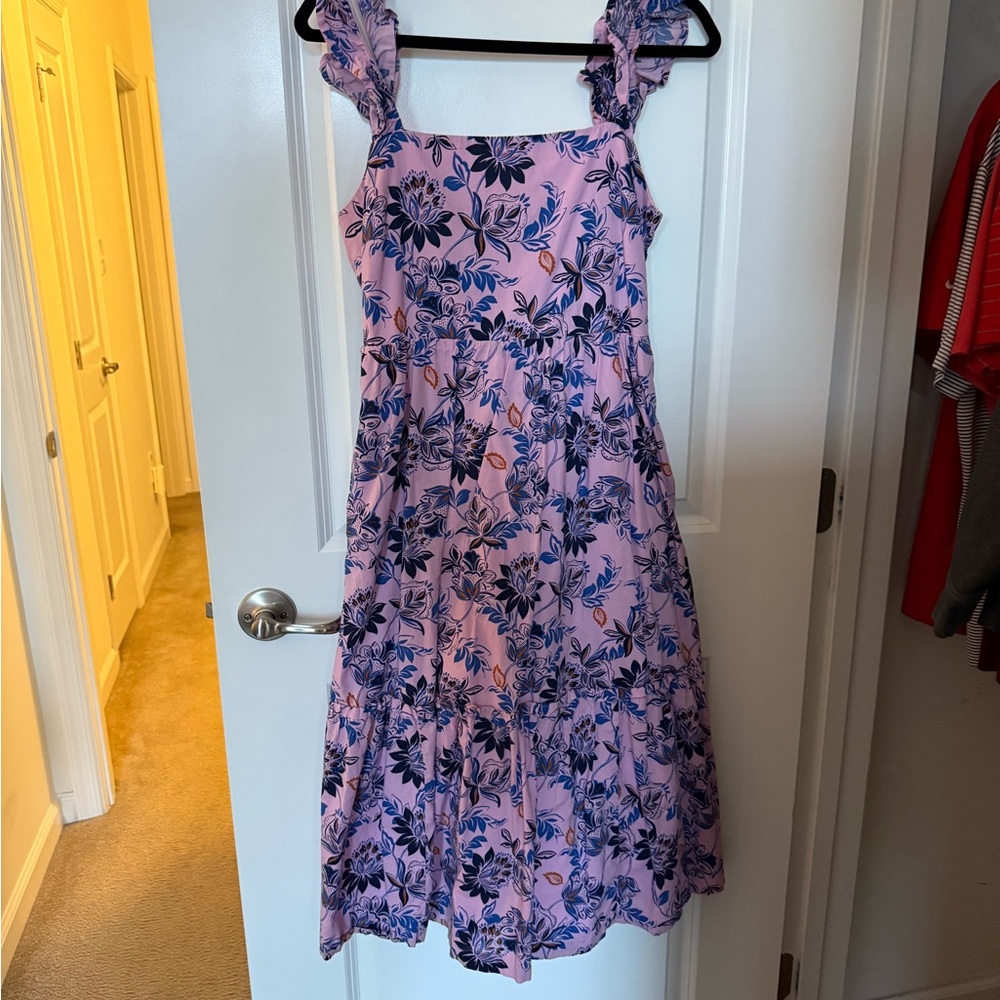 J.Crew Squareneck Midi Dress